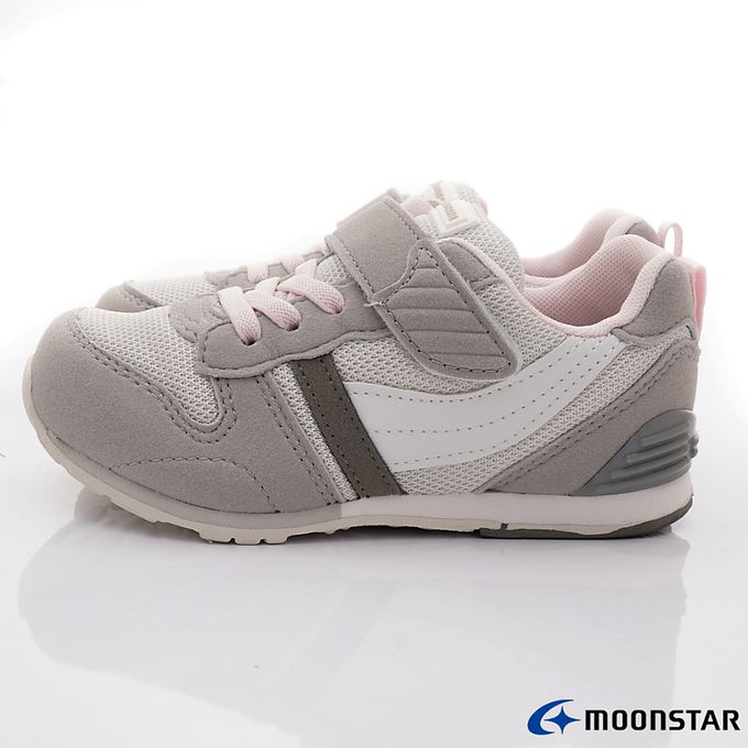 Moonstar日本月星 - 月星HI系列十大機能款-MSCNC2121S7灰(中大童段)-機能運動鞋-灰