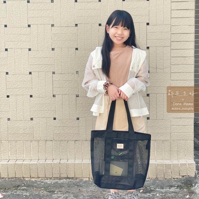 理理 liil - 透網多用托特肩背包-M (L440xH355xD110mm/背帶長245mm)-約275g