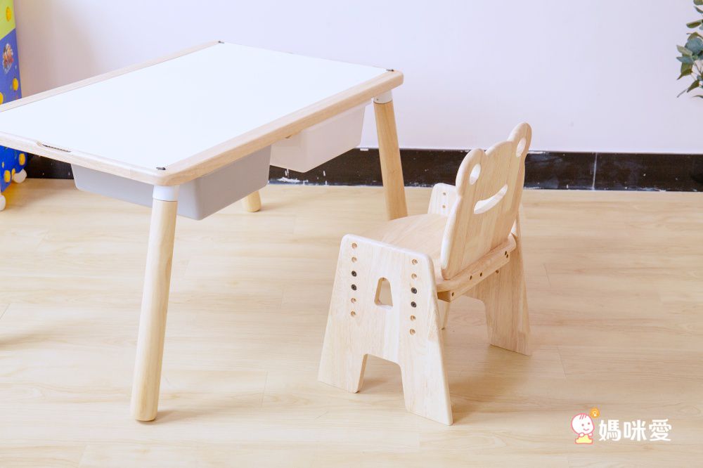 環安傢俱 - 【Fun心趣玩】多用途遊戲桌+【動物椅】-妙妙蛙