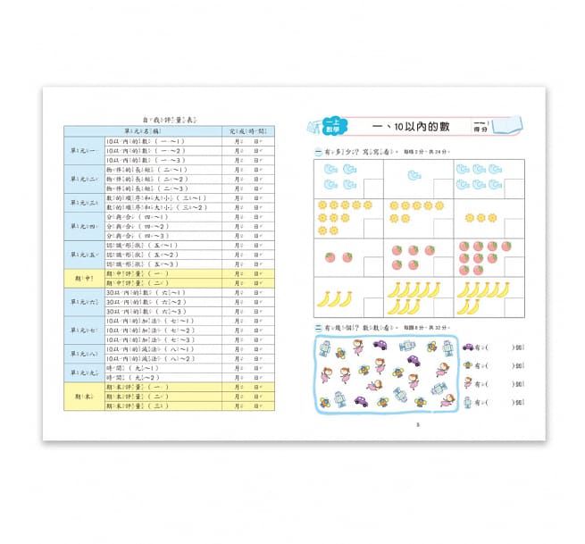 國小數學全攻略1上