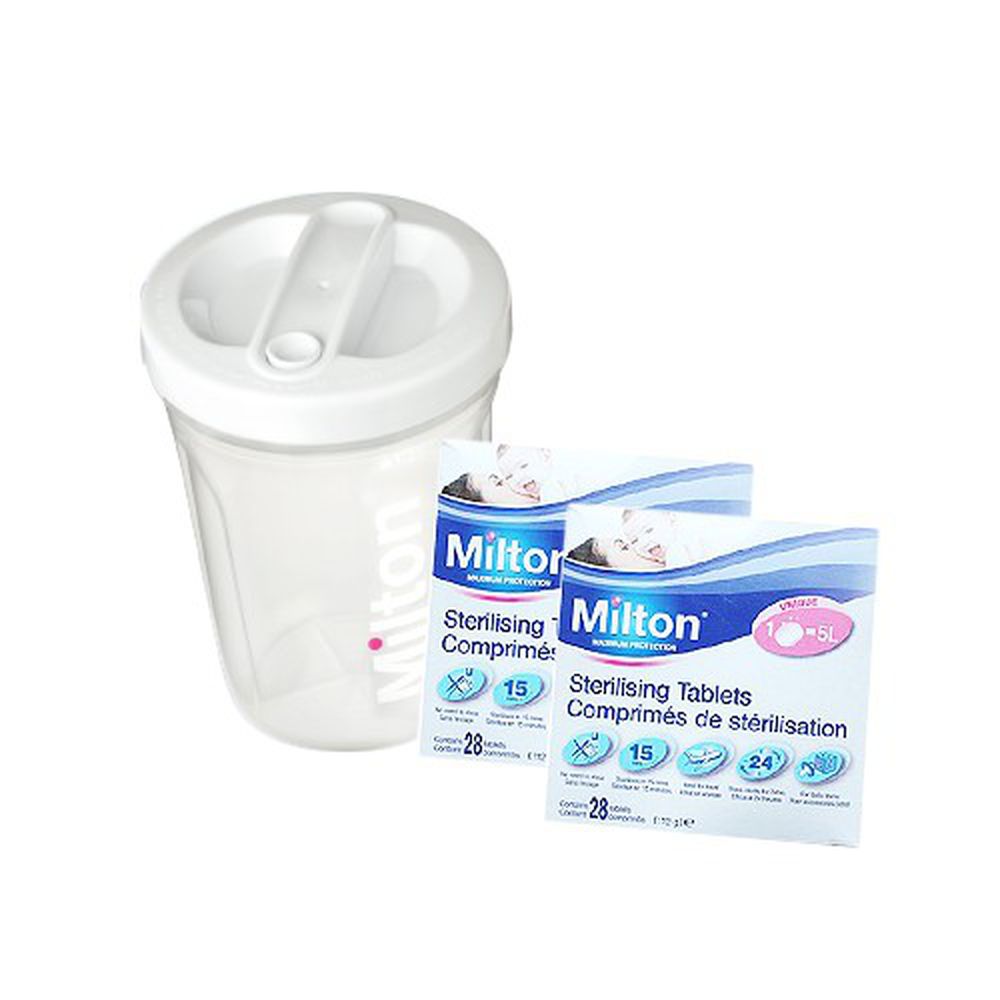 英國米爾頓 Milton - 二用隨身消毒器+消毒錠*2