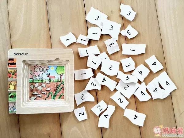 Beleduc 多層木拼圖：南瓜