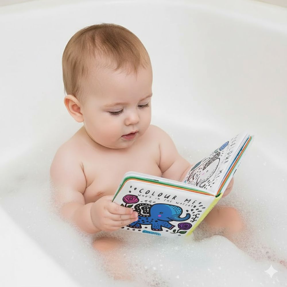 【福利品】Colour Me: Who's in the Water? 是誰住在海水裡 (變色洗澡書)