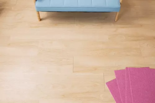 日本 SANKO - (撥水加工)可機洗重複黏貼式輕薄地毯-單色-淺灰 (30×30cmx厚4mm)-4枚入