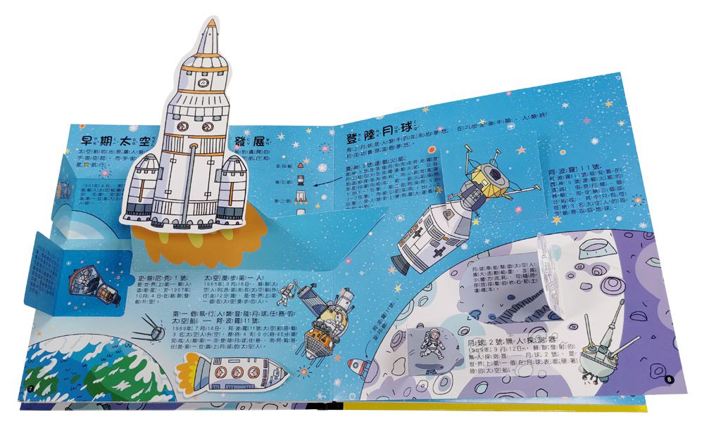 宇宙立體遊戲書（68個天文知識+51個互動機關）