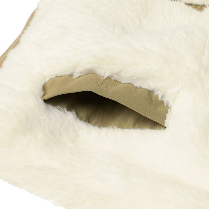 akachan honpo - 刷毛外套-米白色