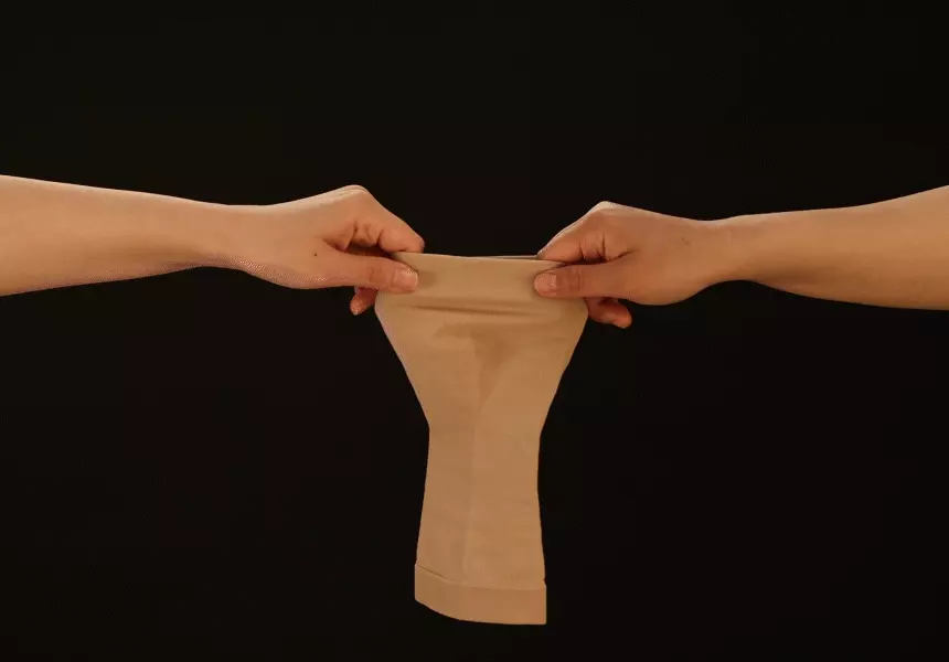 韓國 LOVLOY - 彈力加壓腳踝保護襪套-膚