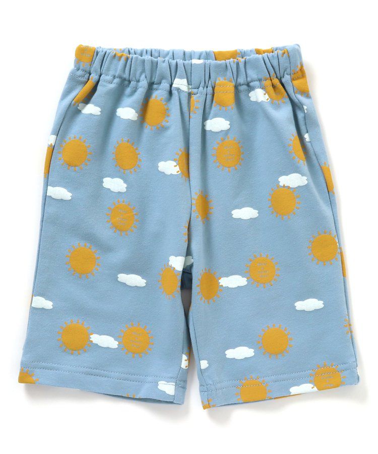 日本 BREEZE - 熱銷！百搭休閒印花短褲-乳牛紋-黑白