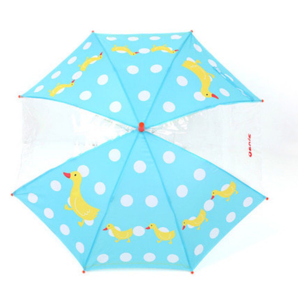 韓國 OZKIZ - 超輕量兒童安全雨傘-圓點小鴨 (FREE)