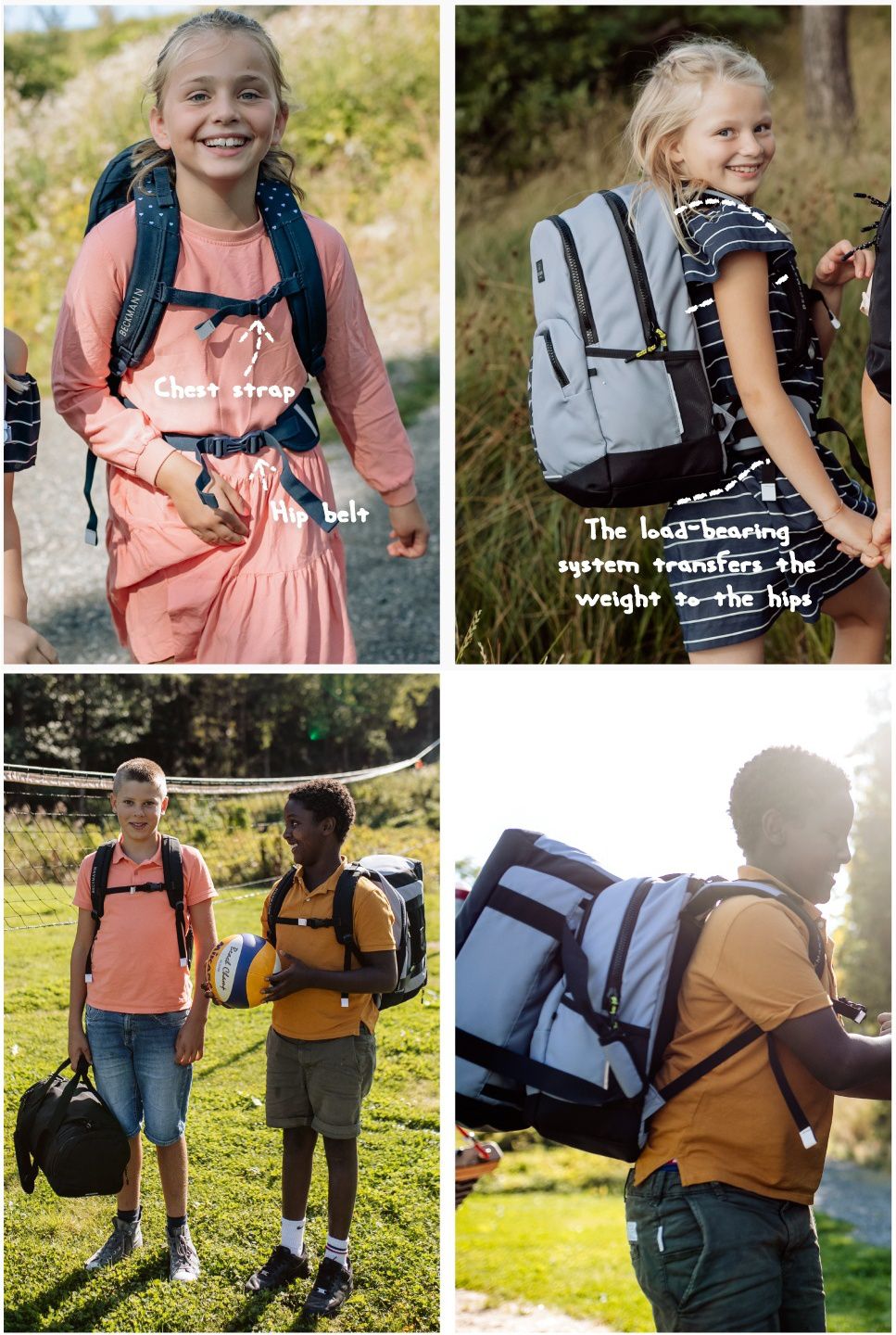 挪威市占第一，皇室御用品牌【Beckmann】兒童護脊書包