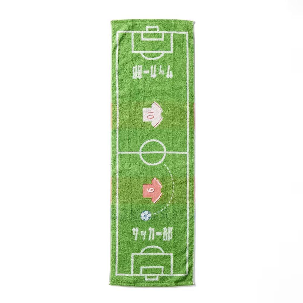 日本千趣會 - 制菌加工純棉運動毛巾-足球社 (34×110cm)