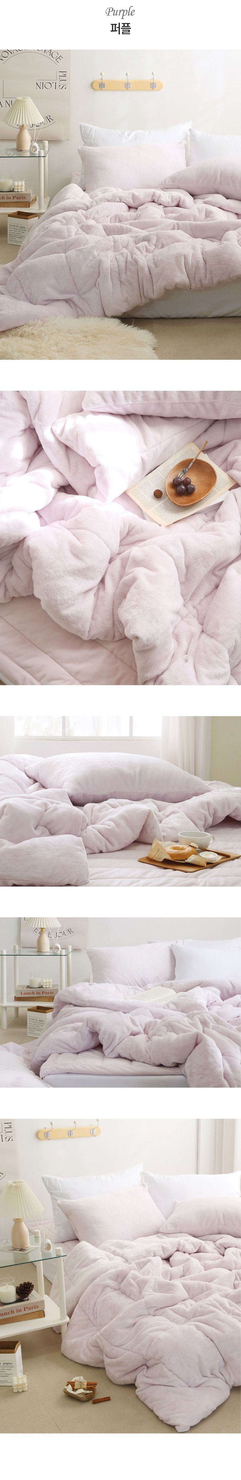 韓國 FLORA - 5mm雙面超細短絨毛棉被(冬被)-草莓奶昔