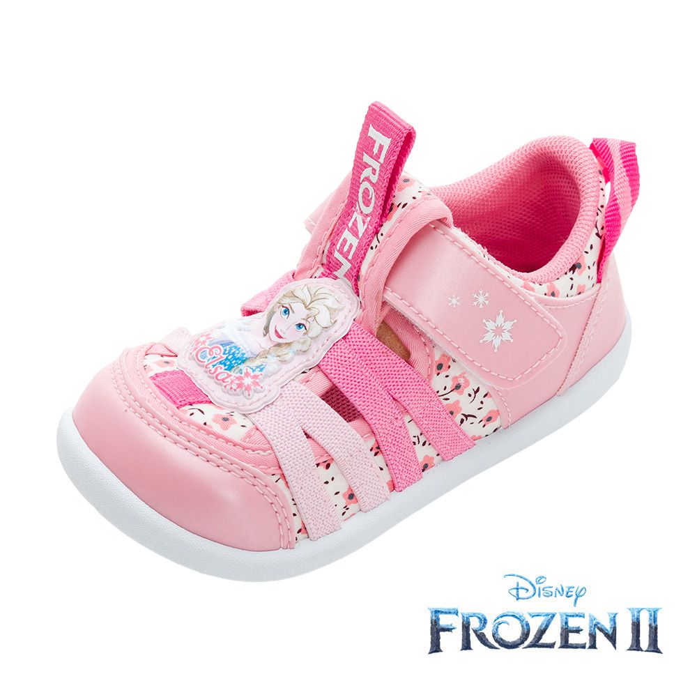 迪士尼Disney - 冰雪奇緣 童鞋 休閒涼鞋 FOKT37663-側邊鬆緊帶設計-粉紅-(小童段)
