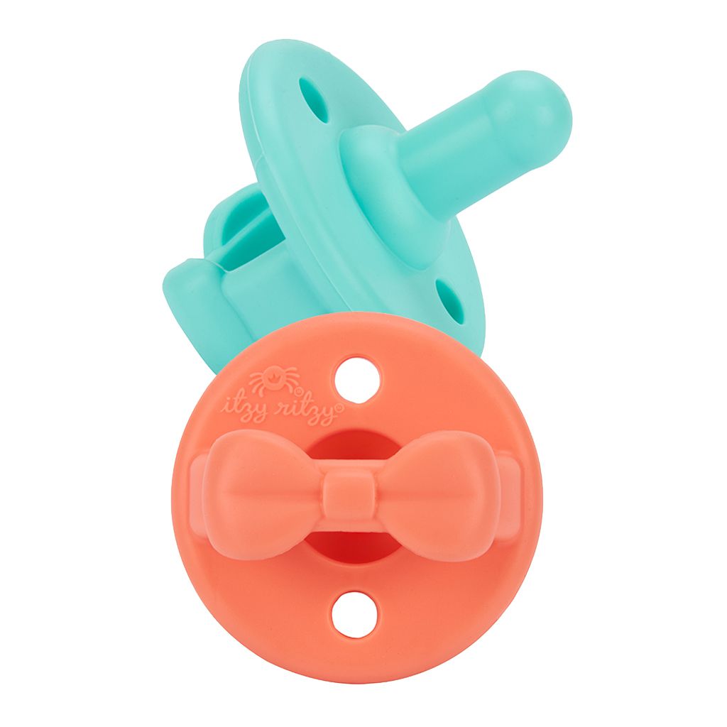 美國Itzy Ritzy - 造型矽膠安撫奶嘴(兩入組)-夏日甜心