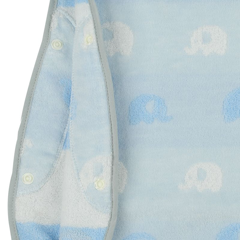 akachan honpo - 柔軟純棉防踢被-藍色 (60~90cm)