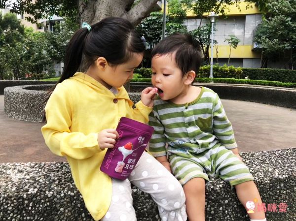 韓爸田園日記 - 優格寶寶餅乾-綜合4入(原味/藍莓/蘋果/草莓)-1包/16公克