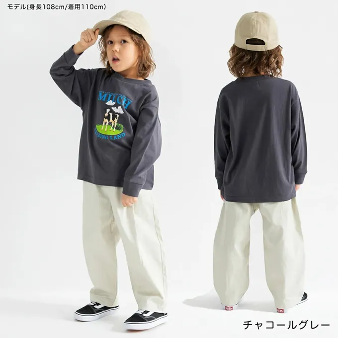 日本 BRANSHES - 100%棉 美味季節印花長袖上衣-草莓點心-粉紅