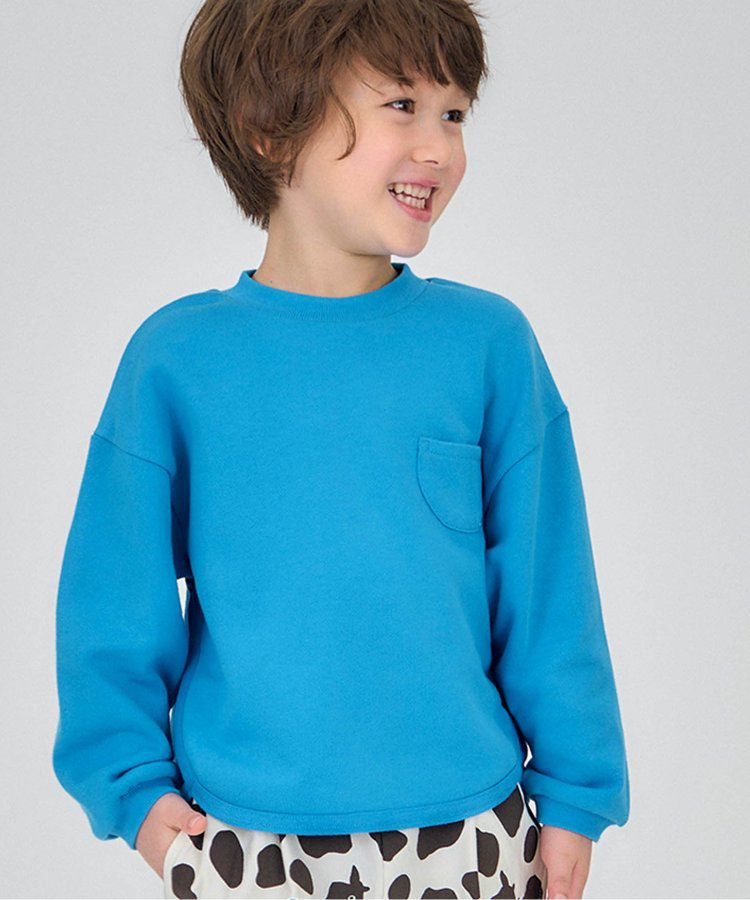 日本 apres les cours - [好評新色]圓領百搭裏毛長袖上衣-彩色愛心-象牙