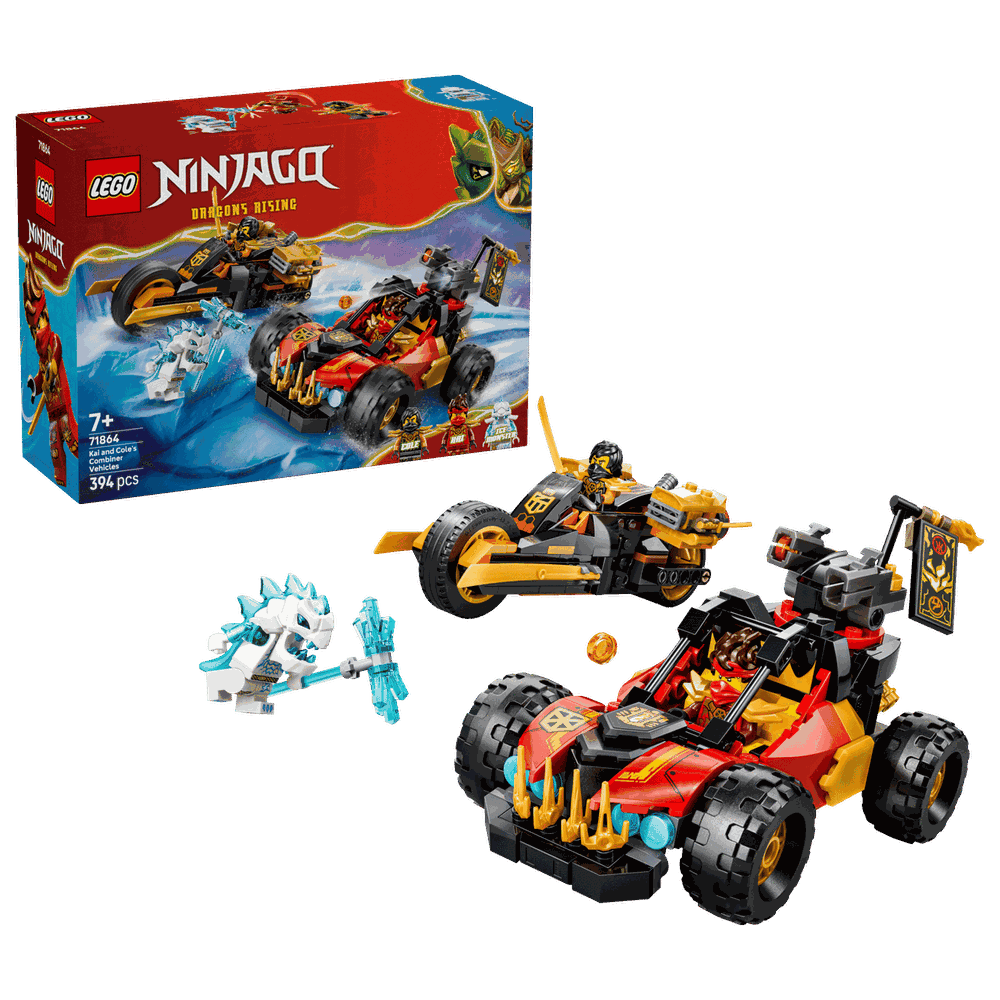 LEGO 71864 赤地和阿剛的合體戰車 Kai and Cole's Combiner Vehicles