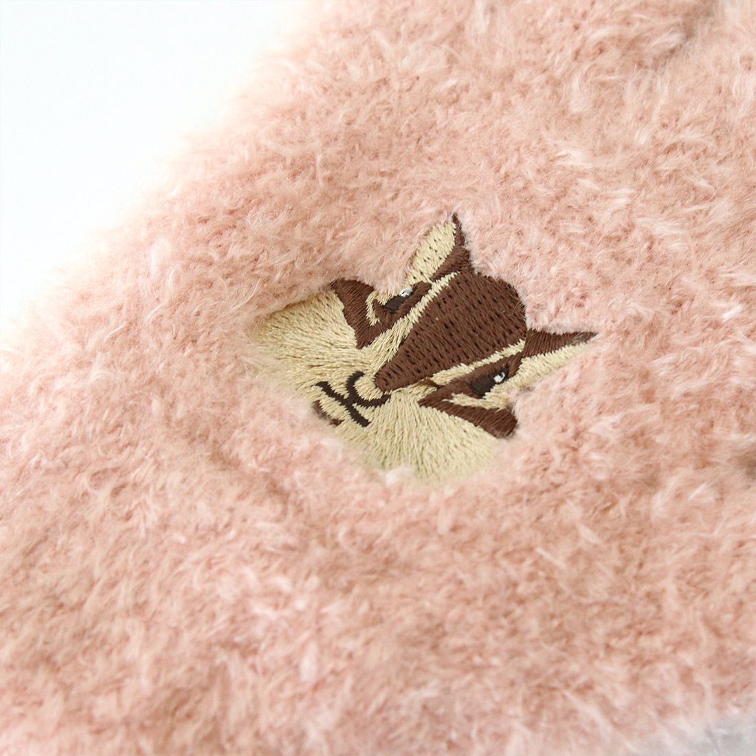 日本 TOMO - 兒童可觸控短絨保暖手套-水豚君-淺藍