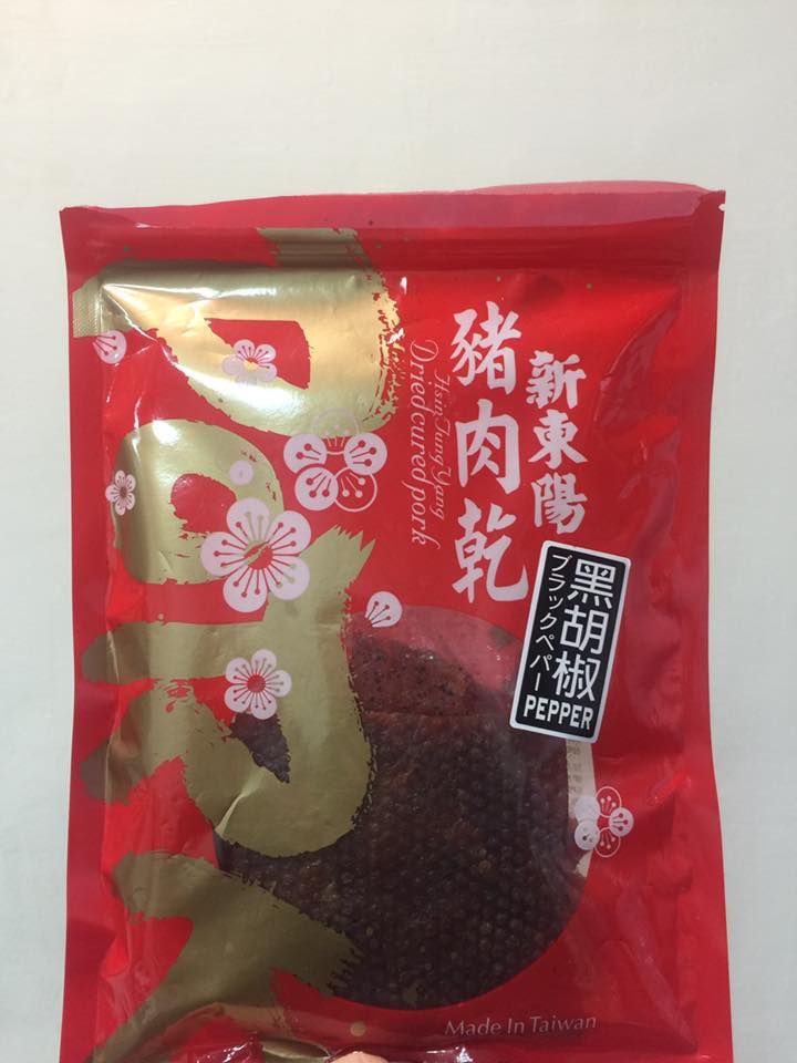 新東陽黑胡椒豬肉乾好好吃