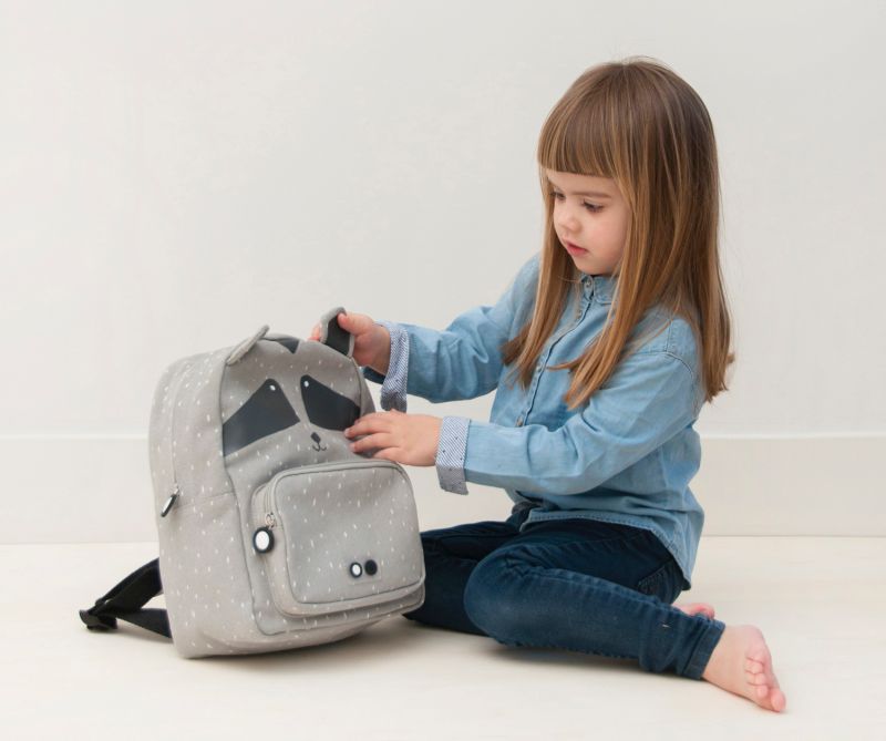 比利時 Trixie - 動物造型背包-害羞浣熊