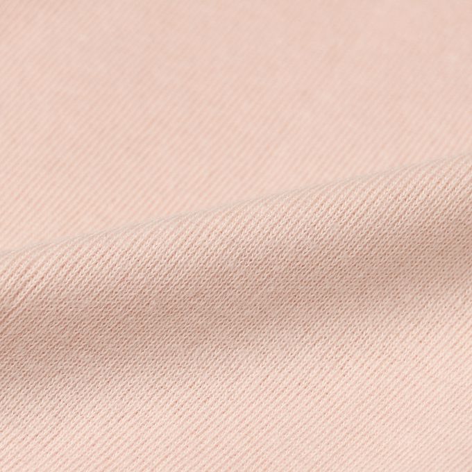 akachan honpo - 短袖有機包屁衣2件組-套頭式-粉紅色