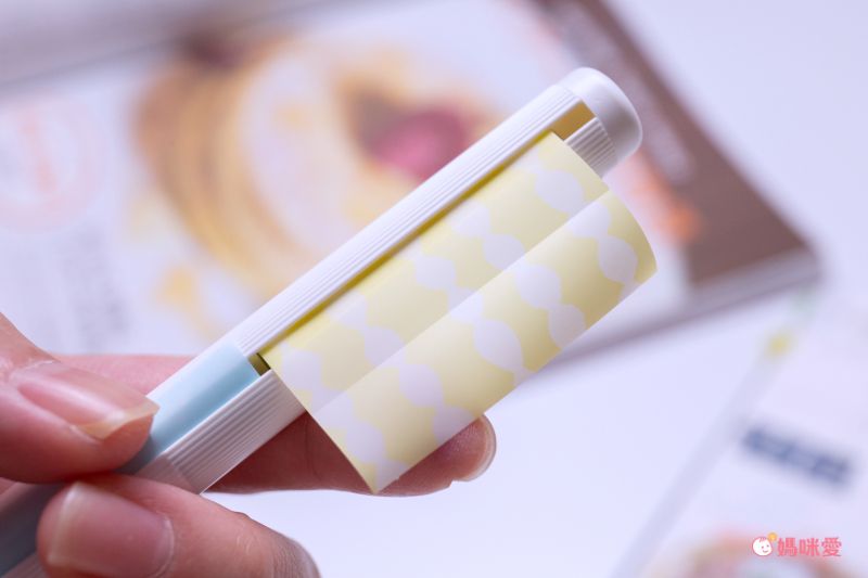 日本文具 Kanmido - LITTRO 便攜筆式口紅便利貼-文青線條-灰