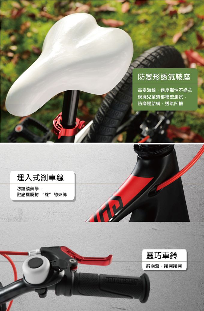 Royalbaby - 14吋星際兒童腳踏車(送打氣筒)-紫色