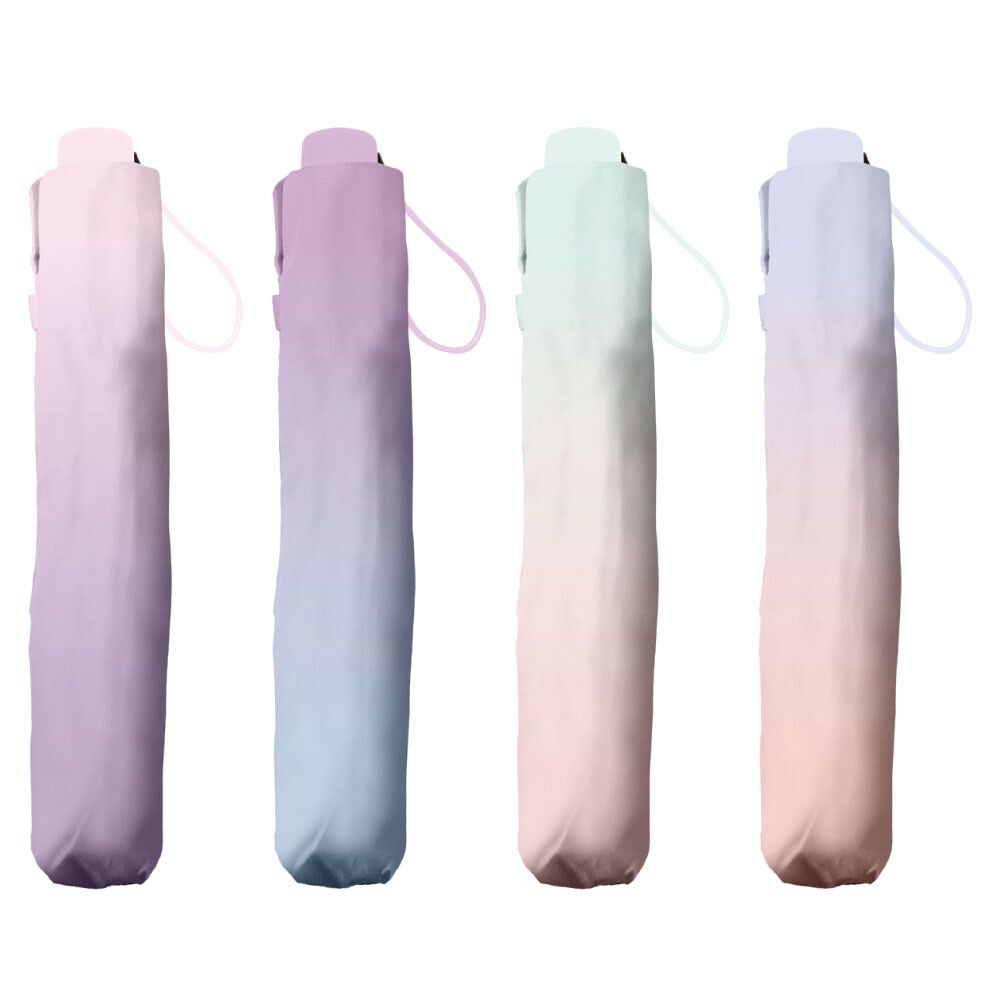 日本中谷 - 耐強風輕量折疊傘/晴雨兩用傘-夢幻漸層-薰衣草 (傘骨50cm)