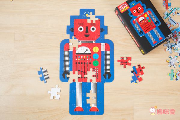 美國 mudpuppy - 造型人物拼圖-超級英雄-50片