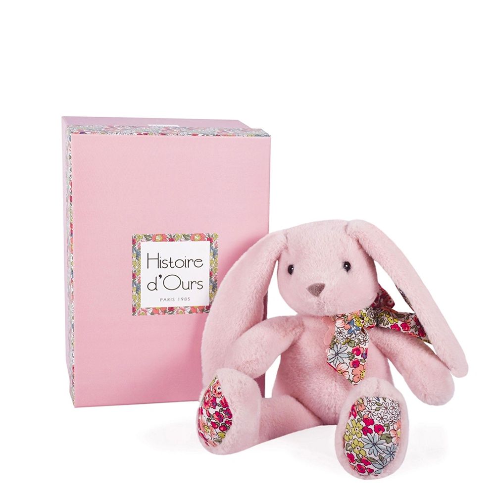 布偶抱抱好夥伴25cm-碎花粉兔