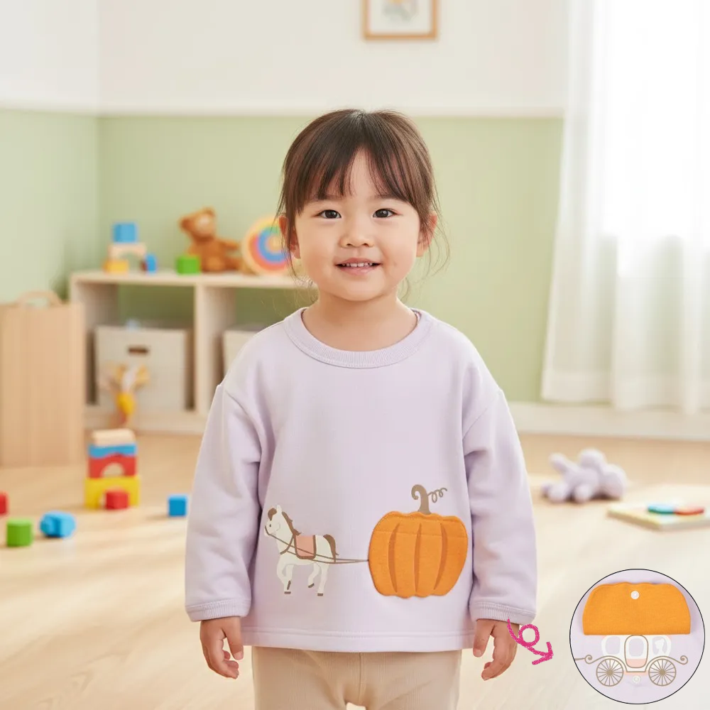 長袖休閒上衣-趣味造型-紫色