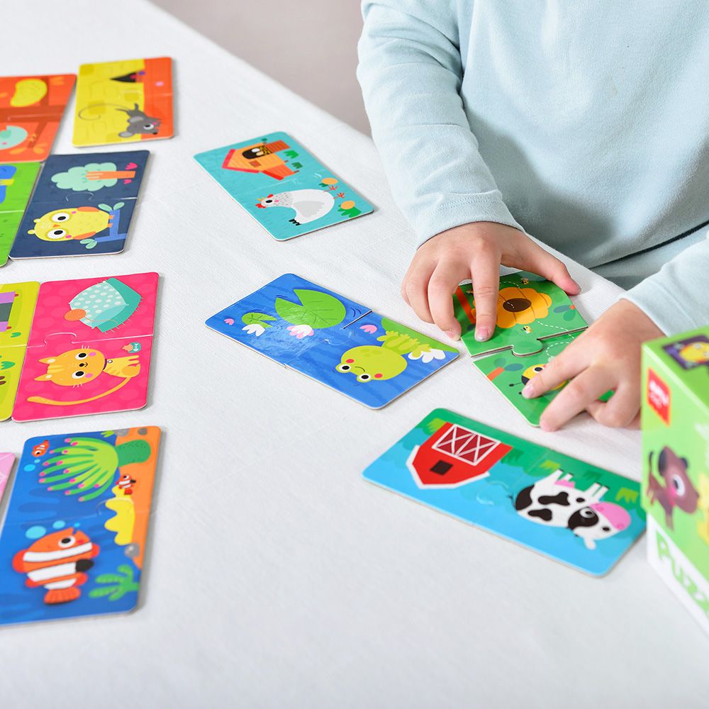 西班牙 APLI - 二分之一拼圖-動物小窩