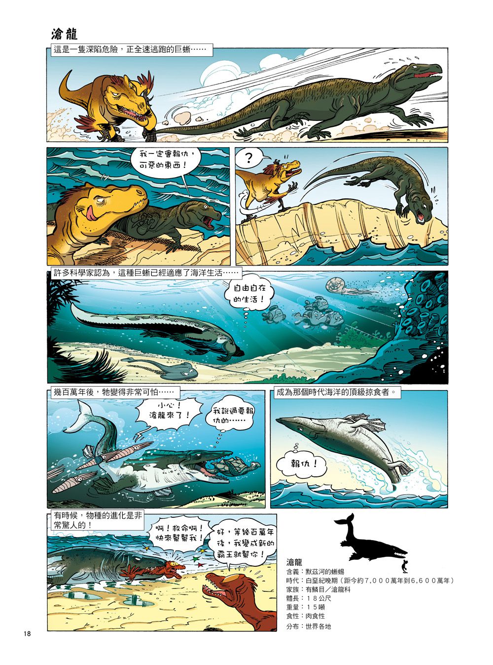 恐龍迷必備科普漫畫百科：Dinosaurs 爆笑恐龍漫畫1-4集