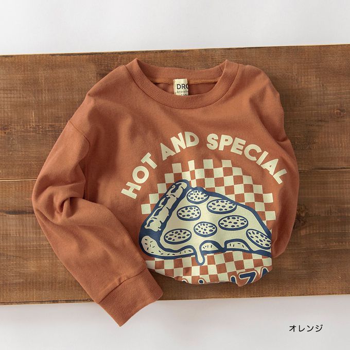 日本 BRANSHES - 100%棉 百搭印花縮口長袖上衣-格子-黑X白