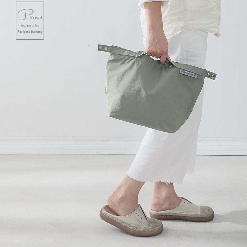 日系純色便當袋 (卡其)