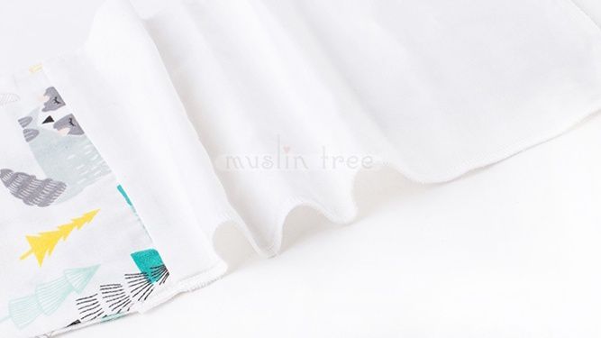 Muslin tree 吸汗背巾/包巾/防踢被睡袋 ♡ 夏天的好朋友