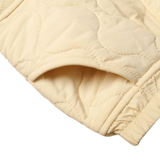 akachan honpo - 長褲-尼龍塔夫綢布鋪棉-淺卡其色