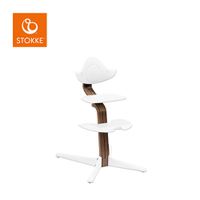 Stokke - nomi 多階段成長椅-胡桃木款-白色