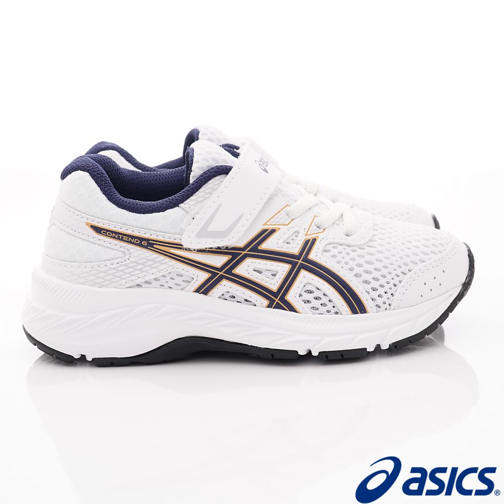 asics 亞瑟士 - CONTEND 6運動鞋款(中小童段)-白