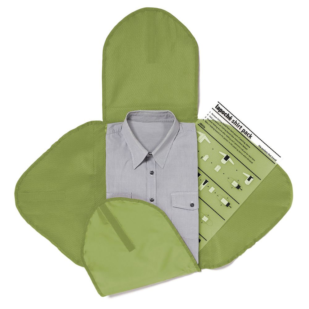 澳洲 Lapoche - 襯衫收納攜行袋-綠色