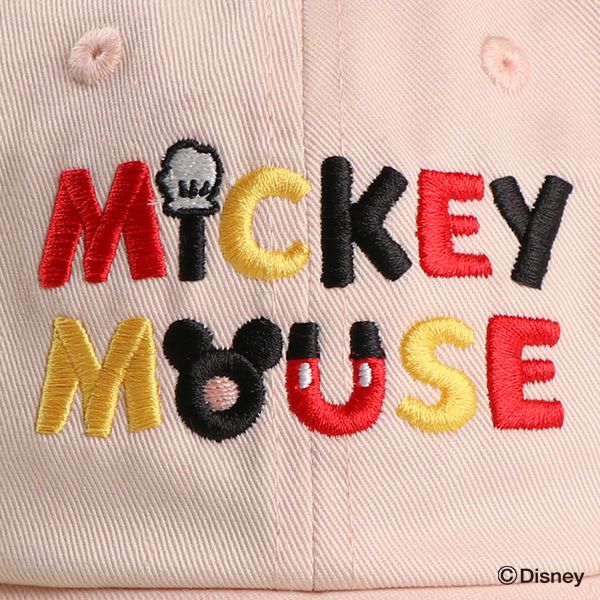 日本西松屋 - 聯名款 印花兒童帽/棒球帽-繽紛米奇-灰棕 (頭圍52cm)