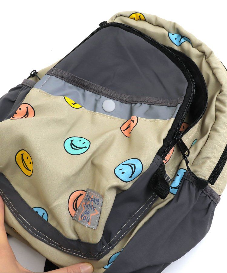 日本 BREEZE - 高機能輕量減壓設計兒童背包-白綠棋盤格 (33x24x13cm)