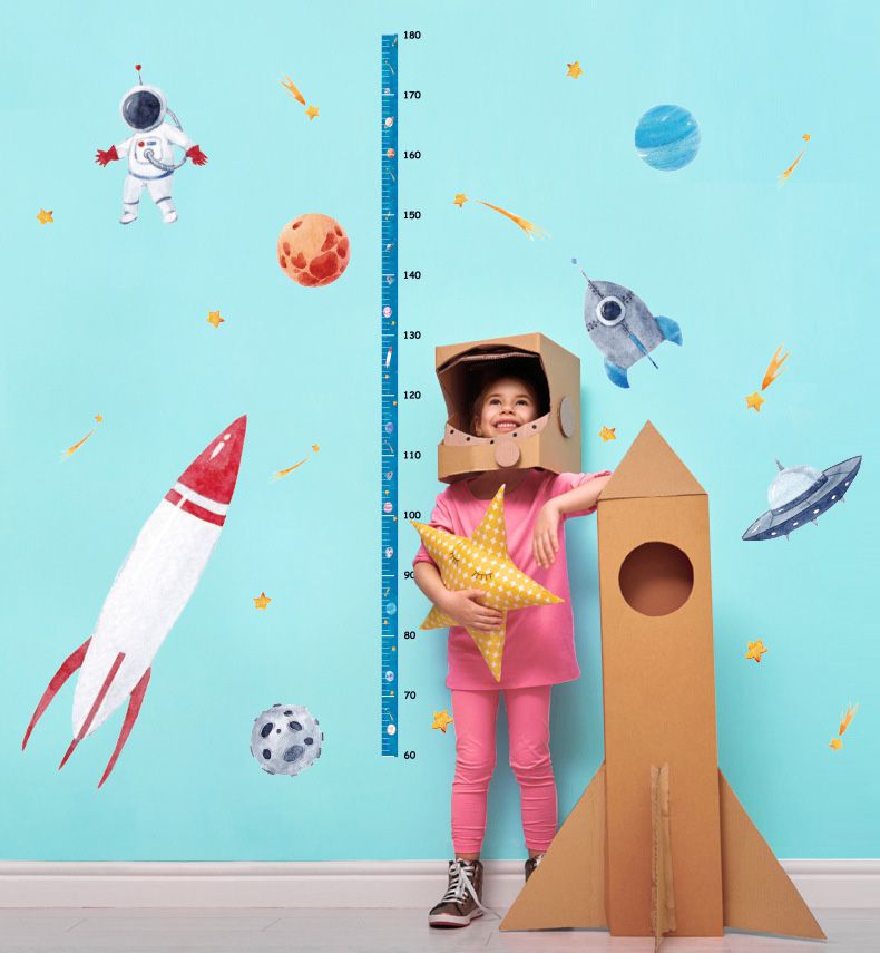 JB Design - 時尚壁貼-太空火前身高貼 (50cm*70cm)