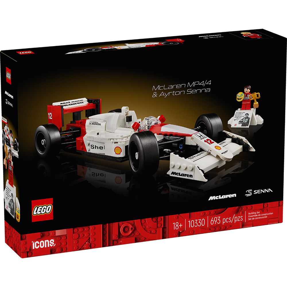 樂高 LEGO - LEGO樂高 LT10330 ICONS 系列 - McLaren MP4/4 & Ayrton Senna