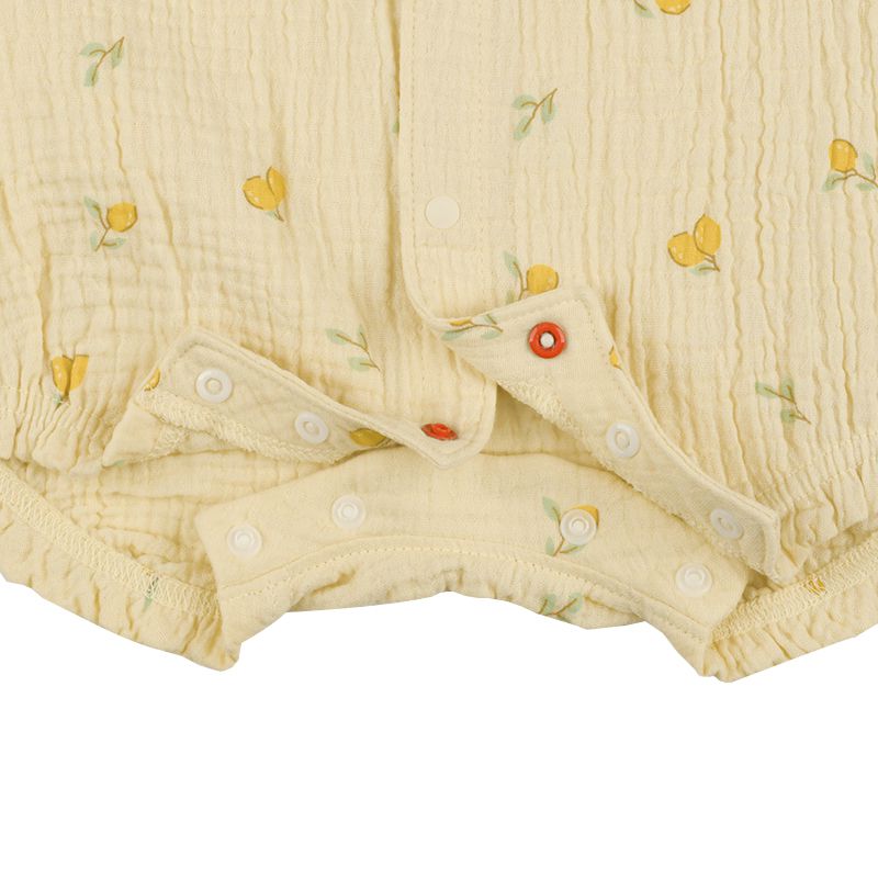 akachan honpo - 包屁衣-穆斯林棉紗 水果-黃色