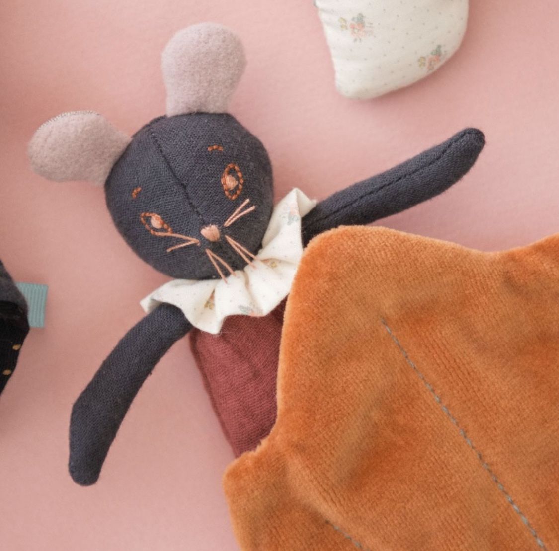 Moulin Roty - 雨後系列-老鼠安撫巾-老鼠安撫巾 (220*190*3)