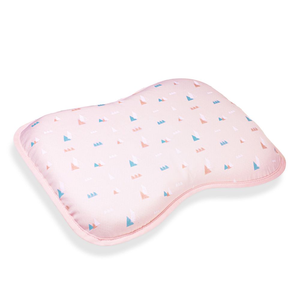 日本 Combi - Air Pro 水洗空氣枕-護頭枕-粉 (22x32x3cm)-0個月起