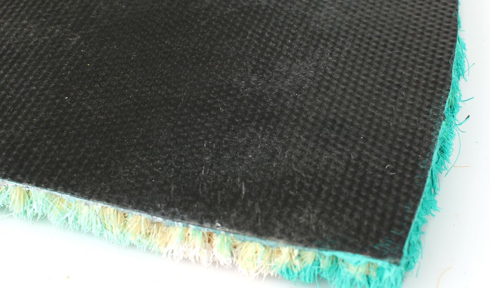 日本 TOMO - (室外款)半圓形刮泥沙地墊-檸檬-黃 (約35x60cm)